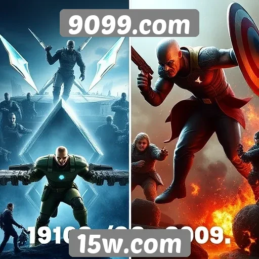 Comparação de gráficos entre jogos do 9099.com